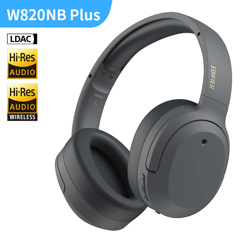 Edifier W820NB Plus Wireless Noise Cancelling Headphones 43dB ANC Hi-Res LDAC Codec 49hrs Playtime Over-Ear Bluetooth Headset 10 Edifier W820NB Plus Wireless Noise Cancelling Headphones 43dB ANC Hi-Res LDAC Codec 49hrs Playtime Over-Ear Bluetooth Headset - Image 10