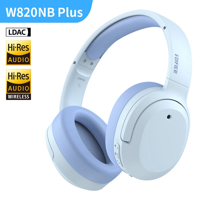 Edifier W820NB Plus Wireless Noise Cancelling Headphones 43dB ANC Hi-Res LDAC Codec 49hrs Playtime Over-Ear Bluetooth Headset 9 Edifier W820NB Plus Wireless Noise Cancelling Headphones 43dB ANC Hi-Res LDAC Codec 49hrs Playtime Over-Ear Bluetooth Headset - Image 9