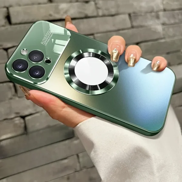 Fashion Large Window Matte Phone Case For iPhone 15 14 13 12 11 Pro Max 15 Plus Lens Protection Titanium Metallic Color PC Cover - Image 7