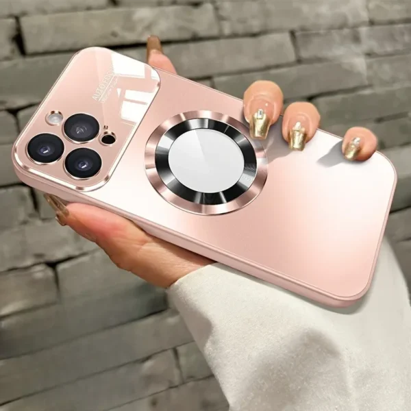 Fashion Large Window Matte Phone Case For iPhone 15 14 13 12 11 Pro Max 15 Plus Lens Protection Titanium Metallic Color PC Cover - Image 12