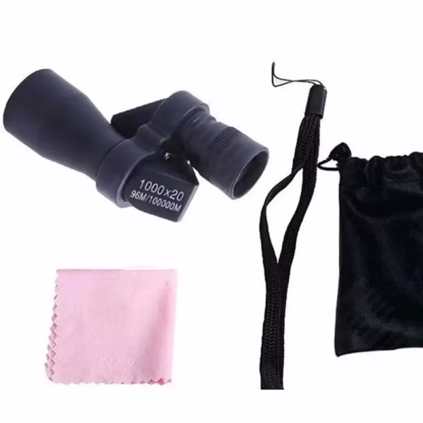 Portable HD Mini Pocket Portable Metal Telescope Single-barrel High-powered Telescope Outdoor Hunting Camping Mountaineering - Image 4