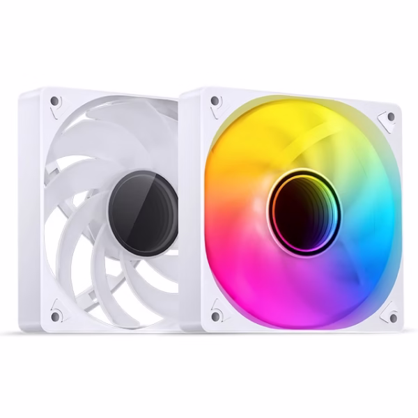 JONSBO SL-120 White/Black 120mm Case Fan 5V 3PIN ARGB Silent CPU Cooler Fan 4PIN PWM Serializable Reverse Fan - Image 9