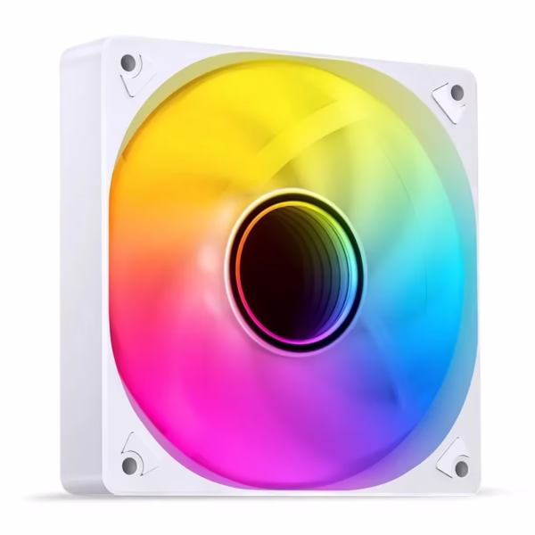 JONSBO SL-120 White/Black 120mm Case Fan 5V 3PIN ARGB Silent CPU Cooler Fan 4PIN PWM Serializable Reverse Fan - Image 4