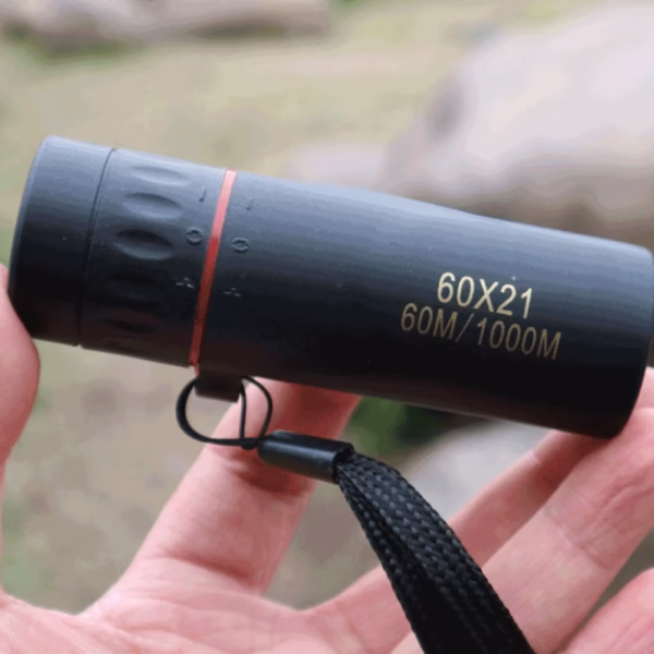 60x21 BAK4 Zoom Monocular Binoculars with Wrist Strap Mini Portable Telescope Optics Scope for Outdoor Camping Hunting Telescope - Image 3