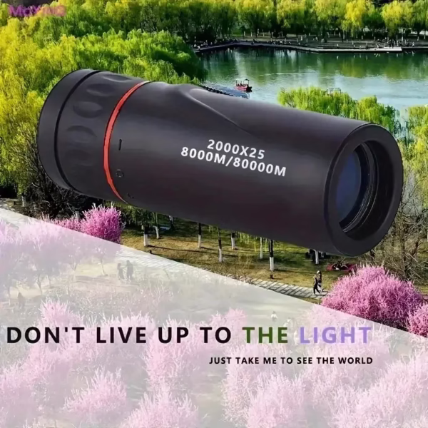 Xiaomi 2000x25 Hd Monocular Telescope Mini Portable Design Ideal For Camping, Hunting Birdwatching Lightweight Outdoor Telescope - Image 5