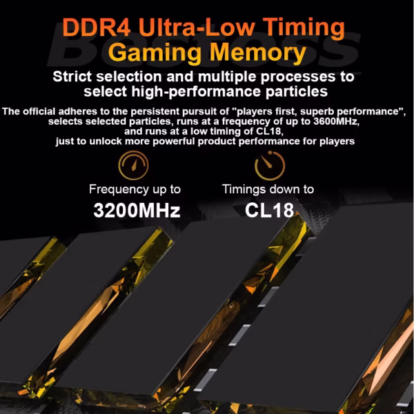 Bestoss Memoria RAM RGB DDR4 8GB 16GB 32GB (2x16GB) Kit 3200 3600MHz 288pin 1.2V DIMM RAM For Desktop - Image 3