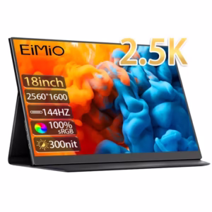 EIMIO 18'' Wholesale 2.5K Frameless Ips Flat Screen Portable Monitor With Usb Type-c for Ps4 Switch Usb Portable Monitor
