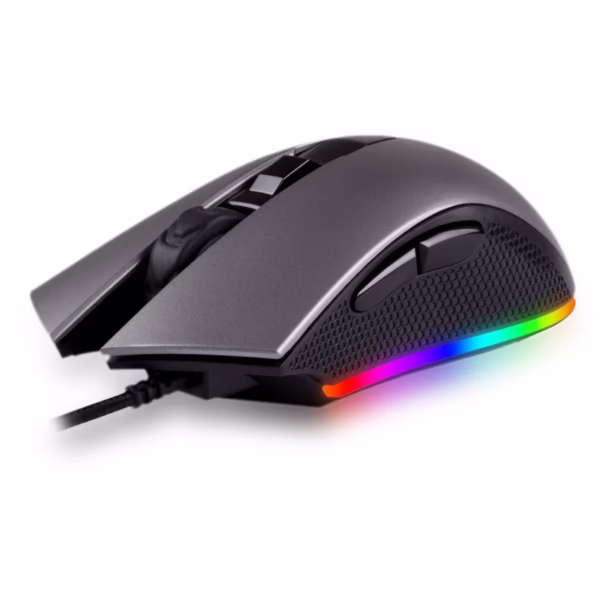 Lightweight Gaming Mouse - Official, Alumbricos Ergonomic Lift & RGB Options Adjustable with 7Buttons White Color Mktech Design - Image 2
