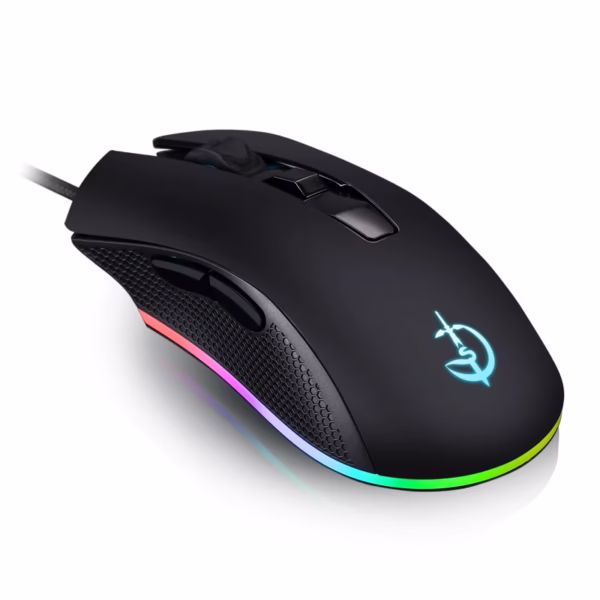 Lightweight Gaming Mouse - Official, Alumbricos Ergonomic Lift & RGB Options Adjustable with 7Buttons White Color Mktech Design - Image 5