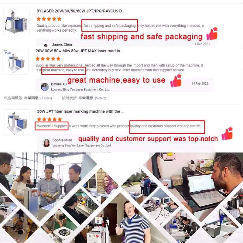 Duty-Free US DE Stock Free Shipping Portable 60w 100w Jpt M7 Source Mopa Color Metal Fiber Laser Marking Machine With D80 Rotary - Image 6