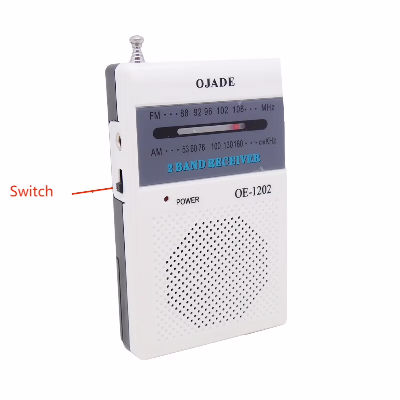 Hot Selling Portable Mini Radio Factory Direct with Volume Knob AM FM Band for Handheld Use in Stock - Image 2