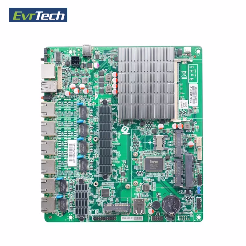 ITX Intel J1900 DDR3 Fanless VGA Display 6 RJ45 LAN Port Ethernet Pfsense Server Firewall Scheda Madre Industrial Motherboard 3 ITX Intel J1900 DDR3 Fanless VGA Display 6 RJ45 LAN Port Ethernet Pfsense Server Firewall Scheda Madre Industrial Motherboard - Image 3