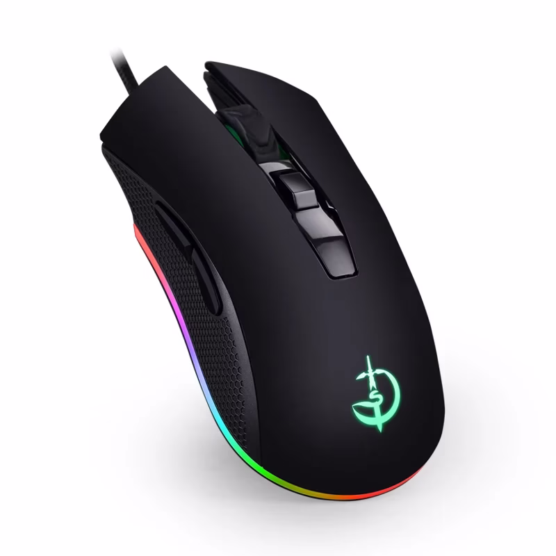 Lightweight Gaming Mouse - Official, Alumbricos Ergonomic Lift & RGB Options Adjustable with 7Buttons White Color Mktech Design 3 Lightweight Gaming Mouse - Official, Alumbricos Ergonomic Lift & RGB Options Adjustable with 7Buttons White Color Mktech Design - Image 3
