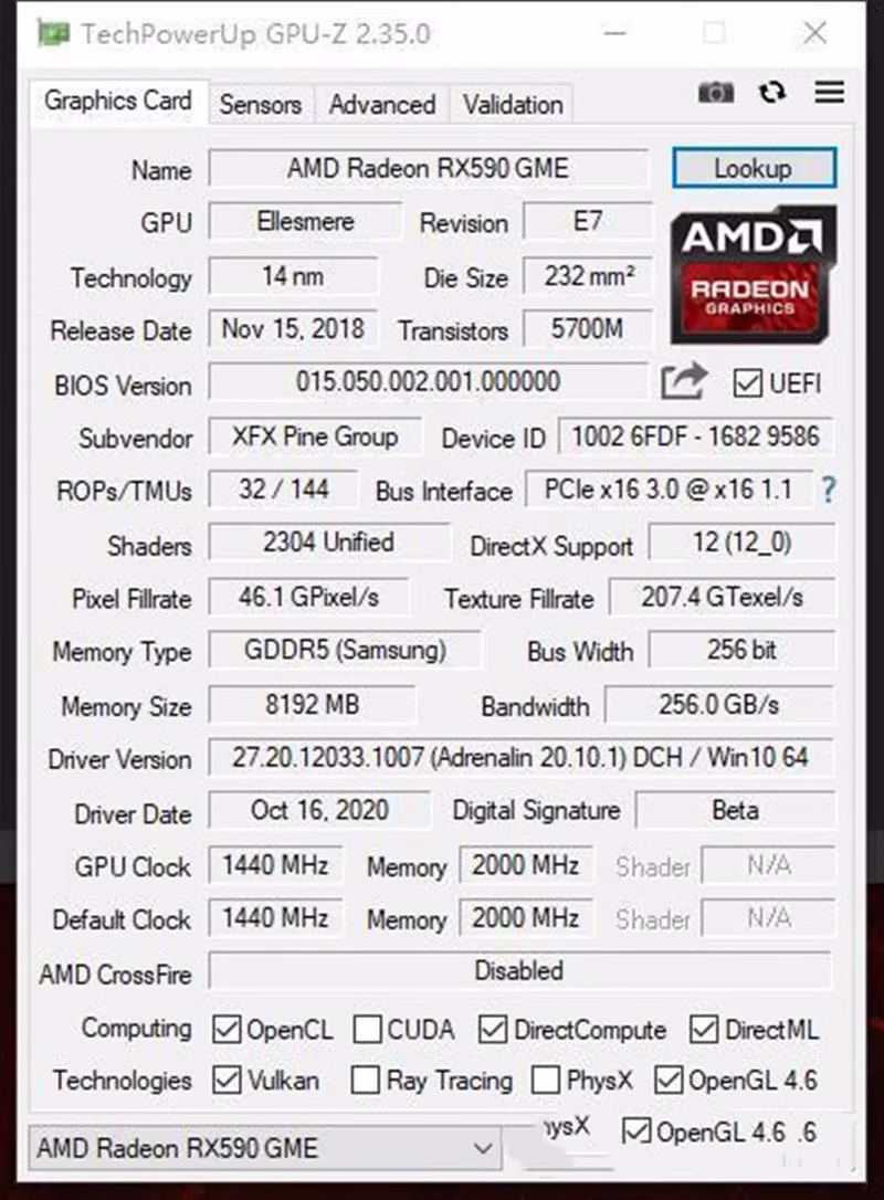 XFX RX 590 580 8GB GDDR5 Graphics Cards GPU Radeon AMD Radeon RX590 GME 8GB AMD Video Card Desktop PC Screen Computer Game Map 5 XFX RX 590 580 8GB GDDR5 Graphics Cards GPU Radeon  AMD Radeon RX590 GME 8GB  AMD Video Card Desktop PC Screen Computer Game Map - Image 5