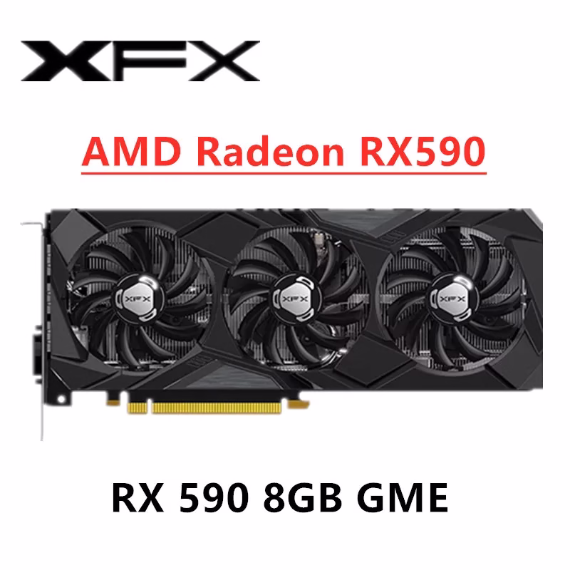 XFX RX 590 580 8GB GDDR5 Graphics Cards GPU Radeon AMD Radeon RX590 GME 8GB AMD Video Card Desktop PC Screen Computer Game Map 1 XFX RX 590 580 8GB GDDR5 Graphics Cards GPU Radeon  AMD Radeon RX590 GME 8GB  AMD Video Card Desktop PC Screen Computer Game Map