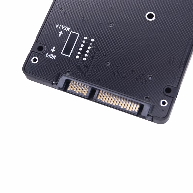 M.2 NGFF SSD MSATA Protocol To Serial Port External Built-In Hard Disk Box Msata To Sata 3 3.0 Dual Disk Switching With Switch - Image 5