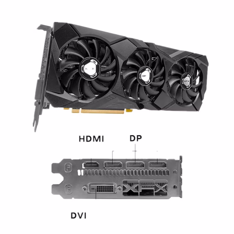 XFX RX 590 580 8GB GDDR5 Graphics Cards GPU Radeon AMD Radeon RX590 GME 8GB AMD Video Card Desktop PC Screen Computer Game Map 2 XFX RX 590 580 8GB GDDR5 Graphics Cards GPU Radeon  AMD Radeon RX590 GME 8GB  AMD Video Card Desktop PC Screen Computer Game Map - Image 2