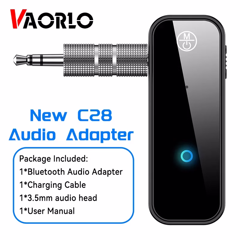 New Bluetooth 5.3 Transmitter Receiver HIFI stereo Wireless Audio Adapter With HD Mic 3.5mm AUX For Car Audio Music Hands-free 8 New Bluetooth 5.3 Transmitter Receiver HIFI stereo Wireless Audio Adapter With HD Mic 3.5mm AUX For Car Audio Music Hands-free - Image 8