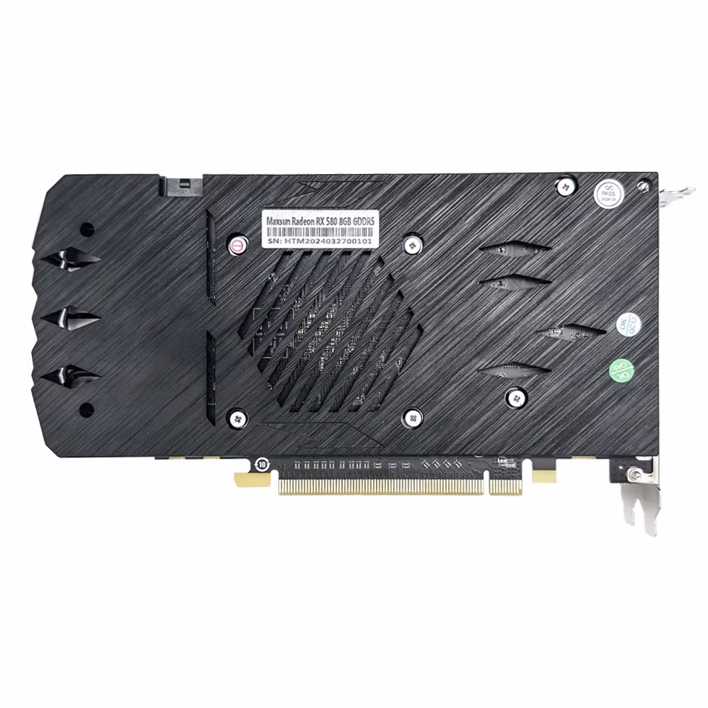 MAXSUN AMD RX 580 8GB 2048SP 8Pin Placa De Video Gaming Graphics Card GDDR5 256Bit Radeon GPU desktop computer components 3 MAXSUN AMD RX 580 8GB 2048SP 8Pin Placa De Video Gaming Graphics Card GDDR5 256Bit Radeon GPU desktop computer components - Image 3