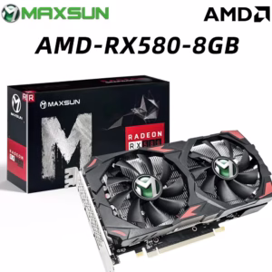 MAXSUN AMD RX 580 8GB 2048SP 8Pin Placa De Video Gaming Graphics Card GDDR5 256Bit Radeon GPU desktop computer components