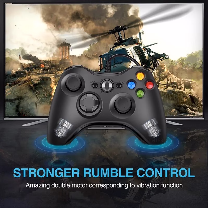 Wired USB Game Controller For Xbox360 Console Joypad For Win 7/8/10 PC Joystick Controle Mando Gamepad For Xbox 360 Accessories 3 Wired USB Game Controller For Xbox360 Console Joypad For Win 7/8/10 PC Joystick Controle Mando Gamepad For Xbox 360 Accessories - Image 3