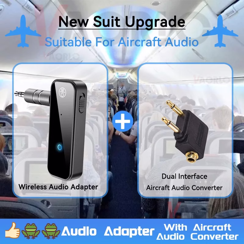 New Bluetooth 5.3 Transmitter Receiver HIFI stereo Wireless Audio Adapter With HD Mic 3.5mm AUX For Car Audio Music Hands-free 7 New Bluetooth 5.3 Transmitter Receiver HIFI stereo Wireless Audio Adapter With HD Mic 3.5mm AUX For Car Audio Music Hands-free - Image 7