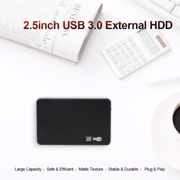 USB 3.0 HDD Enclosure 2.5" SATA HDD SSD External Hard Drive Case 5Gbps High Speed External Hard Drive Disk Box for PC Laptop PS5 - Image 5