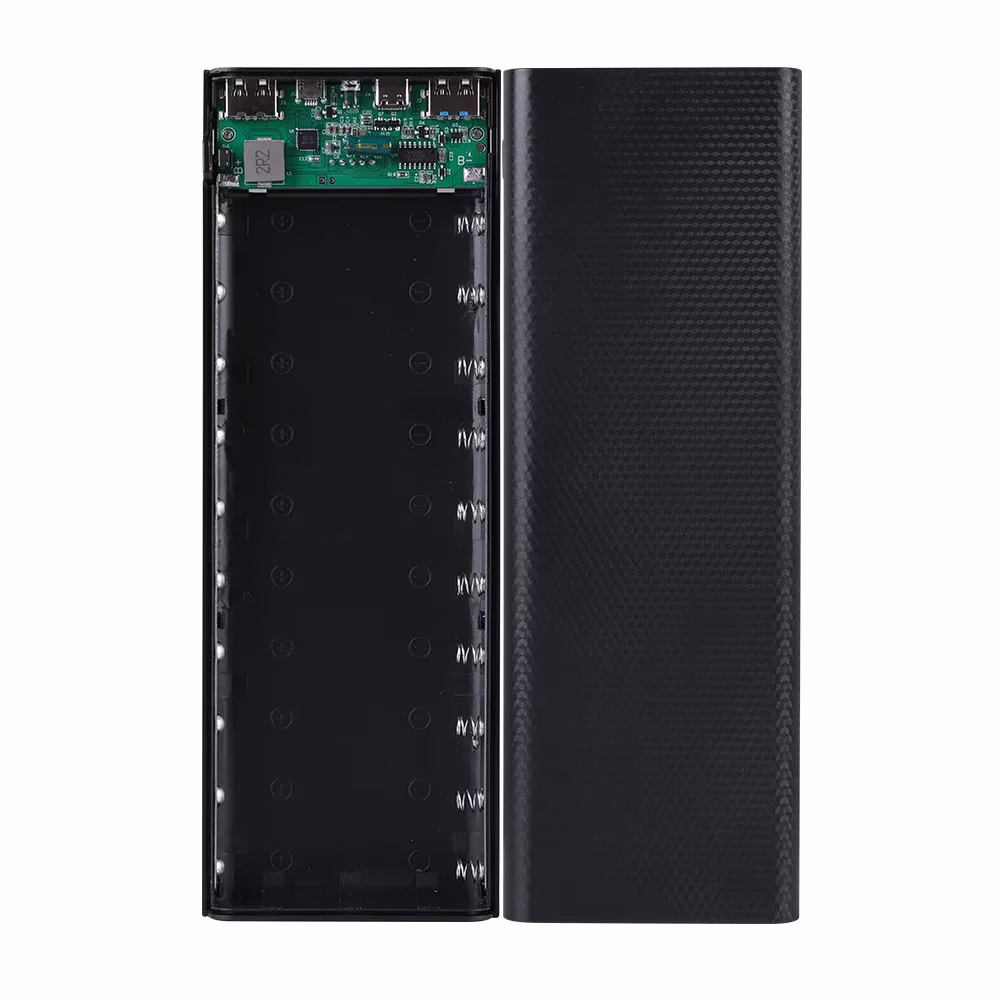 10*18650 Dual USB 5V 2A Powerbank Charger Case With Flashlight Digital Display 50000Mah 18650 Battery Charging Storage Box 6 10*18650 Dual USB 5V 2A Powerbank Charger Case With Flashlight Digital Display 50000Mah 18650 Battery Charging Storage Box - Image 6