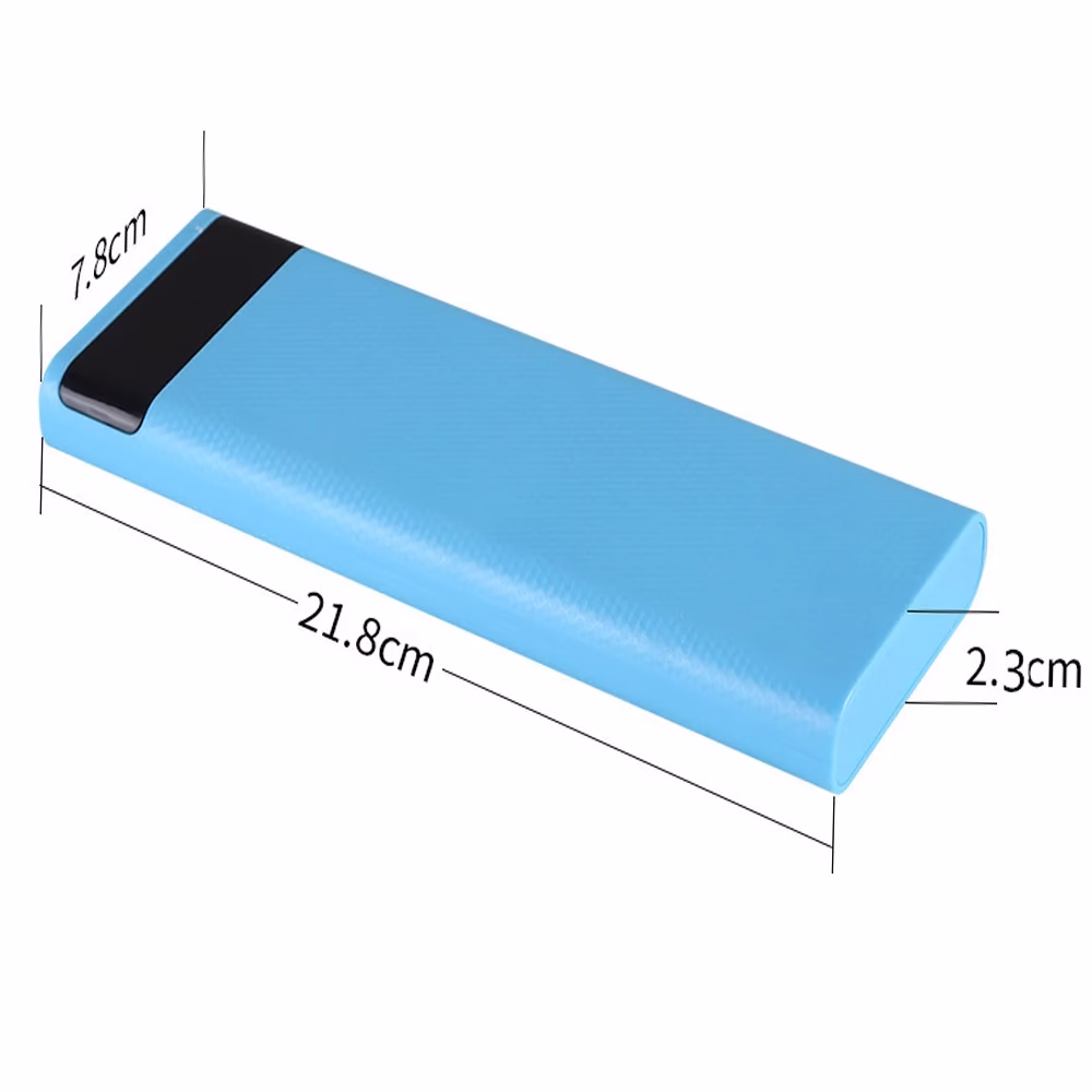 10*18650 Dual USB 5V 2A Powerbank Charger Case With Flashlight Digital Display 50000Mah 18650 Battery Charging Storage Box 5 10*18650 Dual USB 5V 2A Powerbank Charger Case With Flashlight Digital Display 50000Mah 18650 Battery Charging Storage Box - Image 5