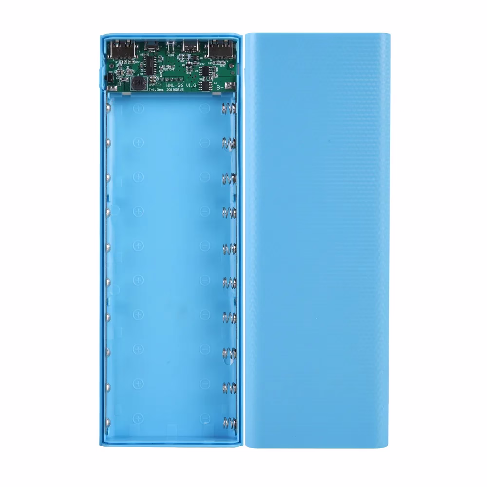 10*18650 Dual USB 5V 2A Powerbank Charger Case With Flashlight Digital Display 50000Mah 18650 Battery Charging Storage Box 7 10*18650 Dual USB 5V 2A Powerbank Charger Case With Flashlight Digital Display 50000Mah 18650 Battery Charging Storage Box - Image 7