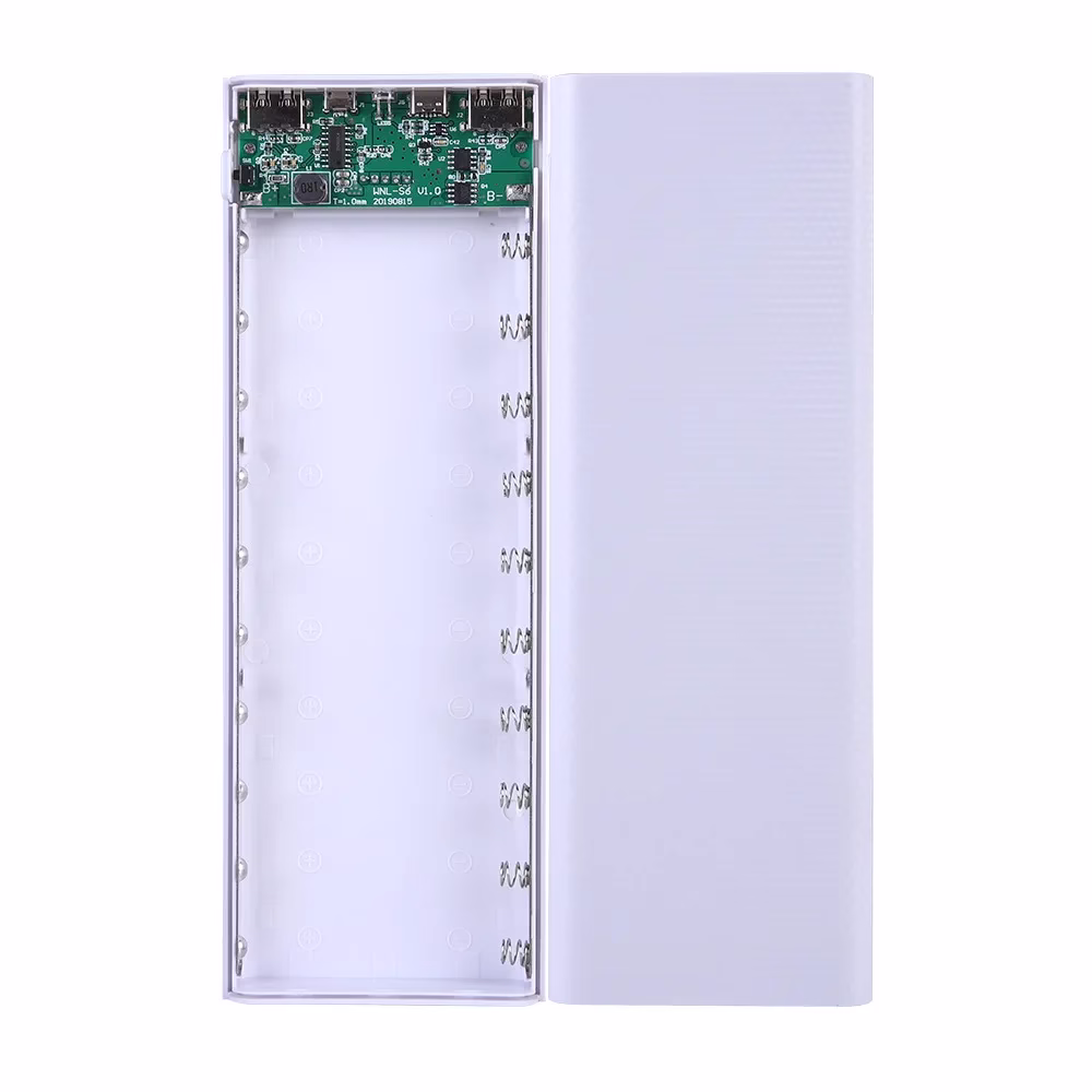 10*18650 Dual USB 5V 2A Powerbank Charger Case With Flashlight Digital Display 50000Mah 18650 Battery Charging Storage Box 8 10*18650 Dual USB 5V 2A Powerbank Charger Case With Flashlight Digital Display 50000Mah 18650 Battery Charging Storage Box - Image 8