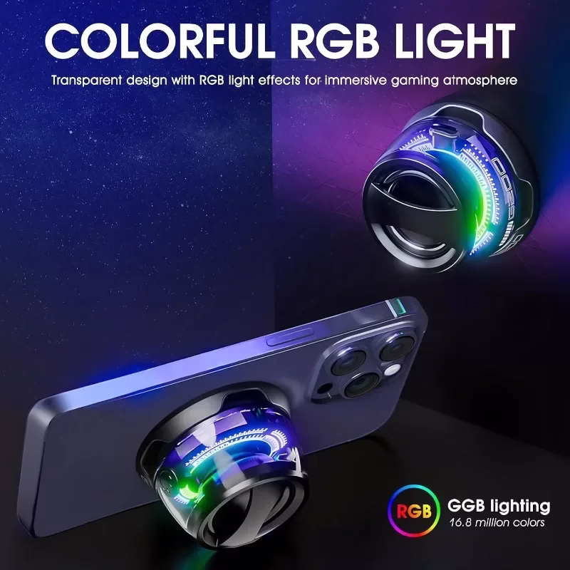 Outdoor Magnetic Bluetooth Speaker Wireless Portable Mini Travel Stereo Speaker with RGB Color Light and Phone Holder for Ios 2 Outdoor Magnetic Bluetooth Speaker Wireless Portable Mini Travel Stereo Speaker with RGB Color Light and Phone Holder for Ios - Image 2