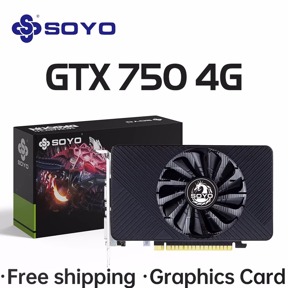 SOYO NVIDIA GPU GTX 750Ti 4G Graphics Card GDDR5 128Bit 28nm PCI-E 3.0 Gaming Video Cards Desktop Computer components GTX750Ti 7 SOYO NVIDIA GPU GTX 750Ti 4G Graphics Card GDDR5 128Bit 28nm PCI-E 3.0 Gaming Video Cards Desktop Computer components GTX750Ti - Image 7
