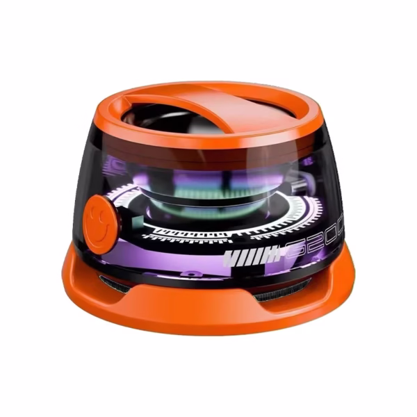 Outdoor Magnetic Bluetooth Speaker Wireless Portable Mini Travel Stereo Speaker with RGB Color Light and Phone Holder for Ios - Image 11