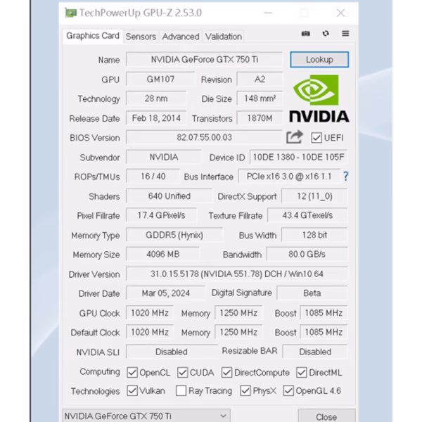 SOYO NVIDIA GPU GTX 750Ti 4G Graphics Card GDDR5 128Bit 28nm PCI-E 3.0 Gaming Video Cards Desktop Computer components GTX750Ti - Image 6