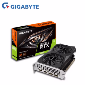 Gigabyte RTX3050 WINDFORCE OC 6G - Overclocked GeForce, GDDR6, 14000 MHz, PCI-E 4.0, 96bit, Desktop NVIDIA Graphics Card