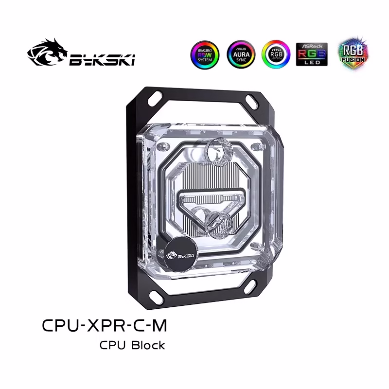 Bykski CPU Block Use for INTEL LGA115X 1200 1700 2011 /AMD Ryzen 3/5/7 X470 X570 Water Cooler Radiator CPU-XPR-C-M/CPU-XPR-C-I - Image 3