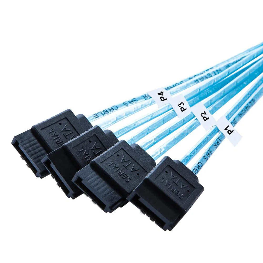 0.5m 1m Internal HD Mini SAS Cable SAS SFF-8643 To 4 SATA Cable SAS to 4 SATA Cable Connect to Hard Drive SATA Cable Mini SAS - Image 2