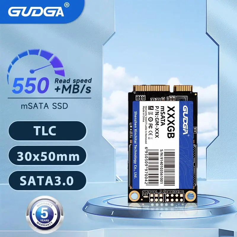GUDGA MSATA SSD SATAIII 120gb Solid Disk 240gb 512gb1tb 2tb Hdd Internal Solid State Hard Drive Disk for Desktop Laptop Computer