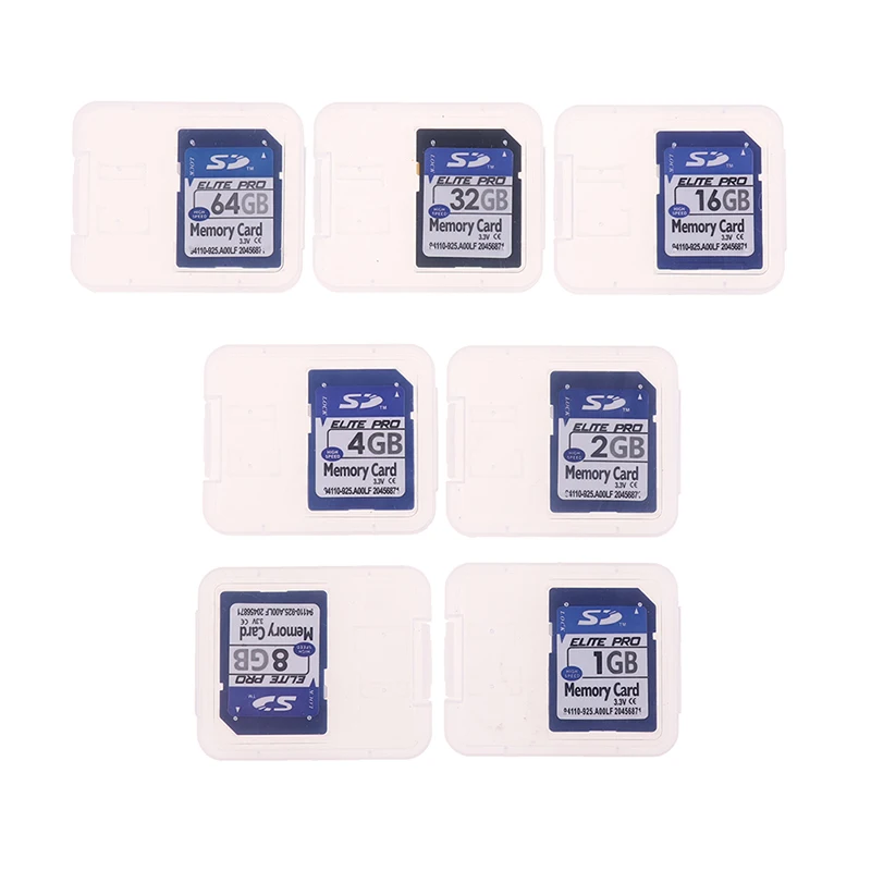 SD Card 1GB 2GB 4GB 8GB 16GB 32GB 64GB Secure Digital Flash Memory Card