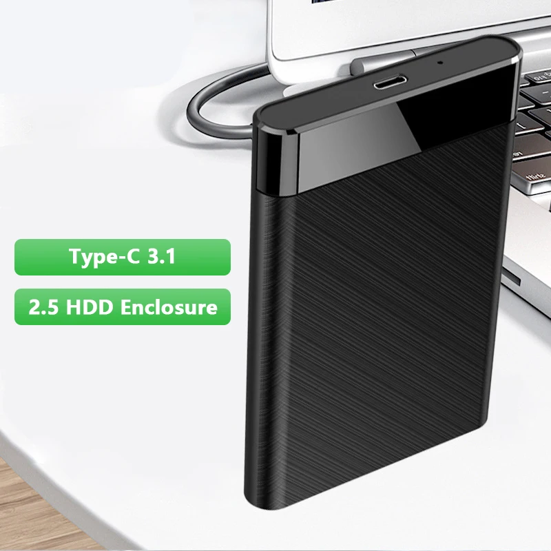 UTHAI 2.5-inch Tool-free Mobile Hard Disk Box USB 3.1 Notebook Solid State or Mechanical Hard Disk SSD HDD Enclosure Type C 3.1 - Image 3