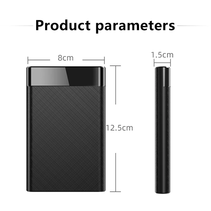 UTHAI 2.5-inch Tool-free Mobile Hard Disk Box USB 3.1 Notebook Solid State or Mechanical Hard Disk SSD HDD Enclosure Type C 3.1 - Image 2