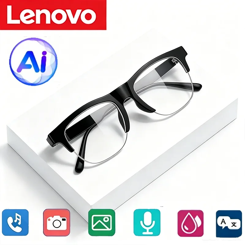 Lenovo 8K HD AI Smart Glasses AI Translation Hands-Free Calling AI Chat Logging Music Playback Smart Sunglasses for Men 2026 Ne - Image 8