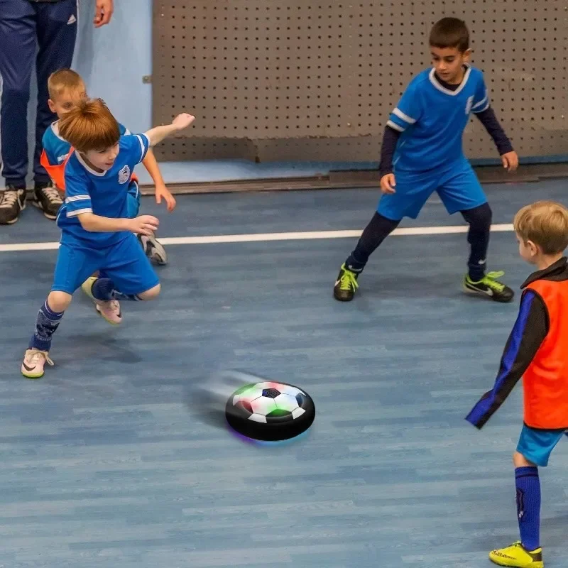 LED Hover Soccer Ball - Air Power Training Ball Playing Football Indoor Outdoor Game - Birthday Gifts for Kids - Soccer - Image 3