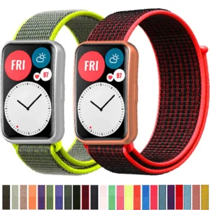 nylon loop Band For Huawei Watch FIT Strap Smartwatch Accessories Wristband correa Belt bracelet pulseira Huawei Watch fit Strap