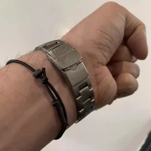 EDC Survival Bracelet Tungsten Steel Bead Survival Bracelet Adjustable Wristband Glass Breaker Emergency Gear Camping Tool