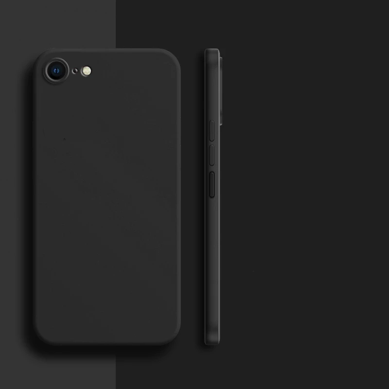 For iPhone 8 Case For iPhone SE 2022 2020 7 8 Plus Cover Case Luxury Shockproof Soft TPU Liquid Silicone Phone Back Cover Case - Image 8