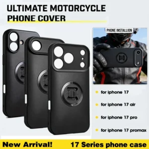 Phone holder Mobile Phone Case for iPhone 17 17Pro 17Air  17ProMax Motorcycle/Bike Moto Mount Cell Phone Cover Shockproof Case