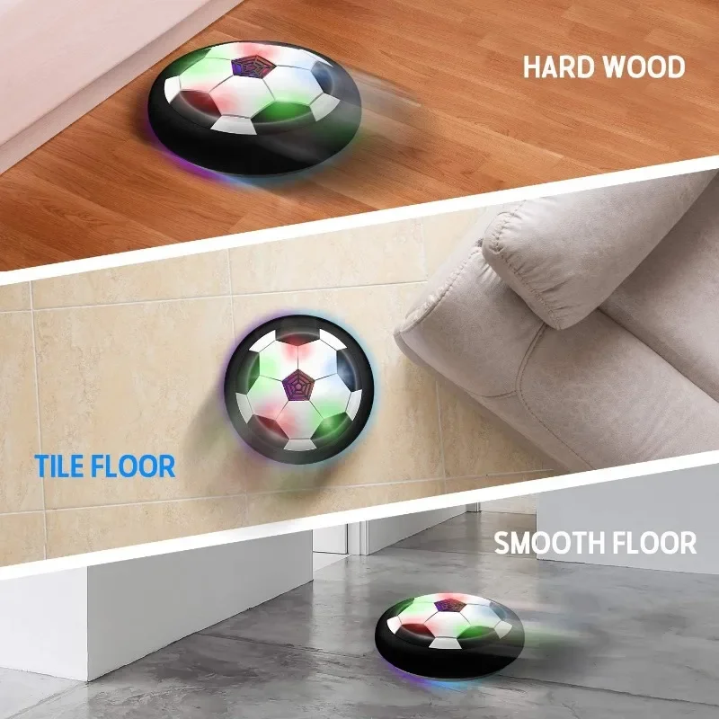 LED Hover Soccer Ball - Air Power Training Ball Playing Football Indoor Outdoor Game - Birthday Gifts for Kids - Soccer - Image 6