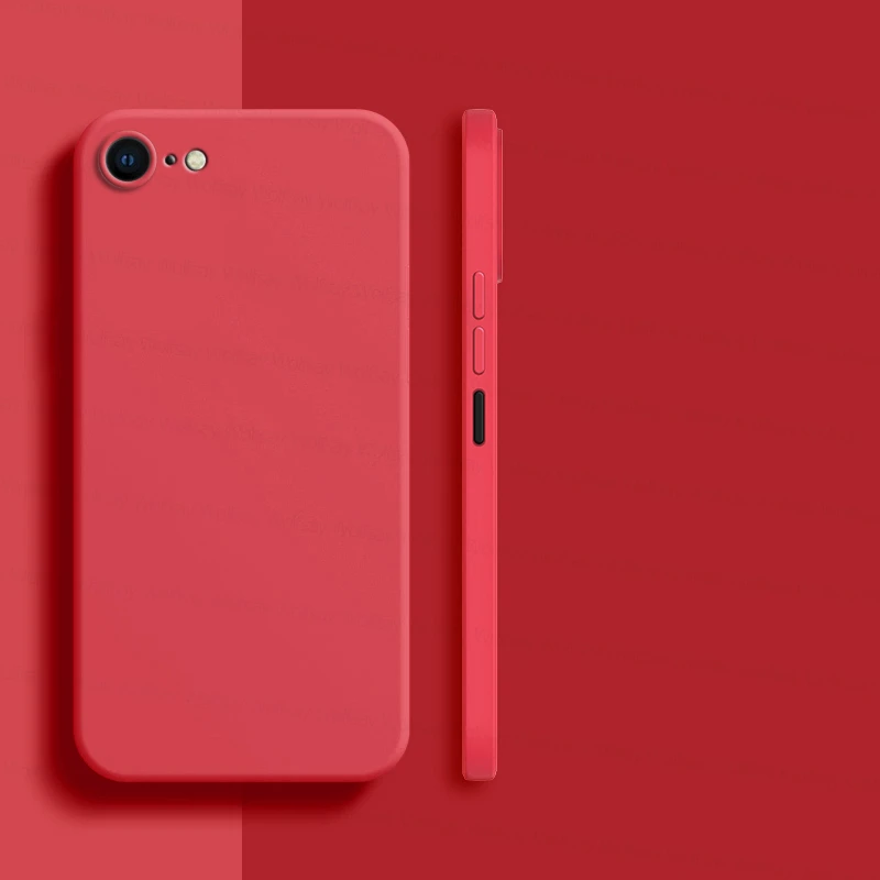 For iPhone 8 Case For iPhone SE 2022 2020 7 8 Plus Cover Case Luxury Shockproof Soft TPU Liquid Silicone Phone Back Cover Case - Image 10